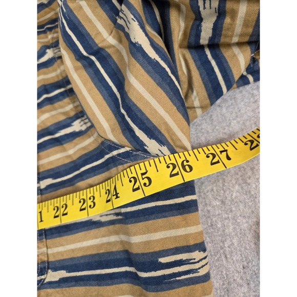 LL Bean Signature Aztec Southwestern Button Down Long Sleeve Shirt 2XL Slim Fit - Picture 7 of 9